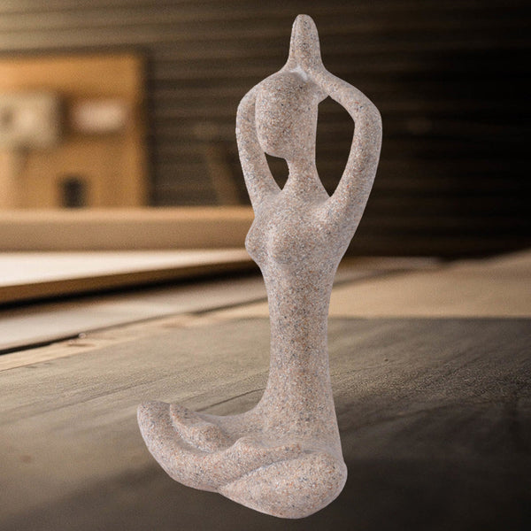 Abstract Meditation Yoga Figurine