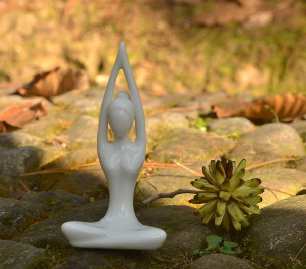 Meditate Ceramic Figurines