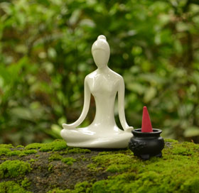 Meditate Ceramic Figurines
