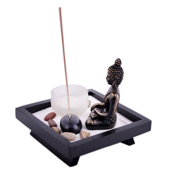 Sand Buddha Rocks Incense Holder