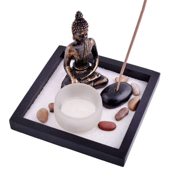 Sand Buddha Rocks Incense Holder