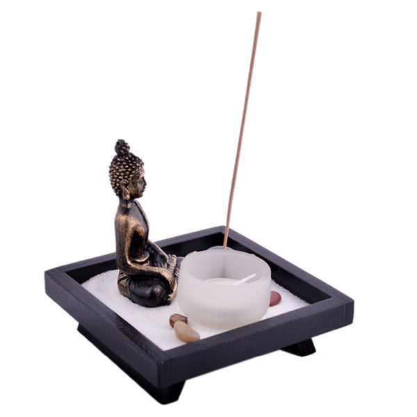 Sand Buddha Rocks Incense Holder