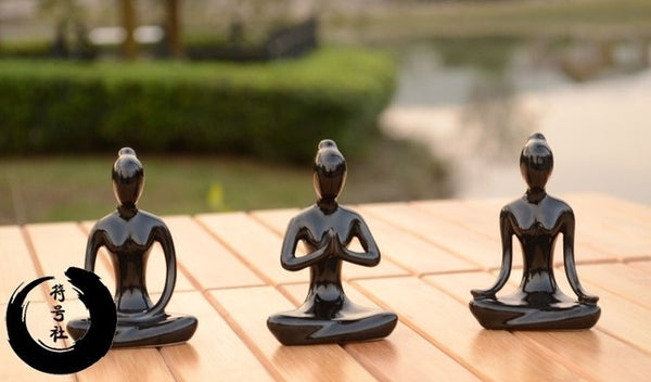 Meditate Ceramic Figurines