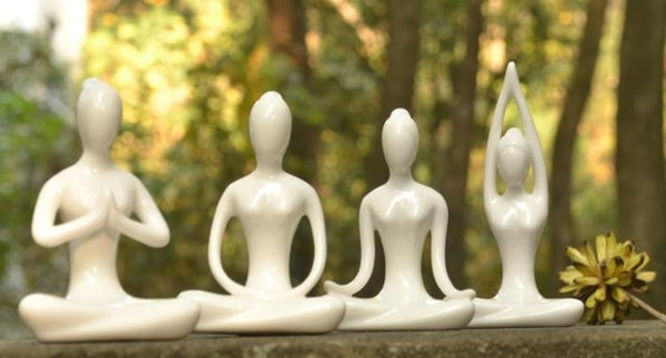 Meditate Ceramic Figurines